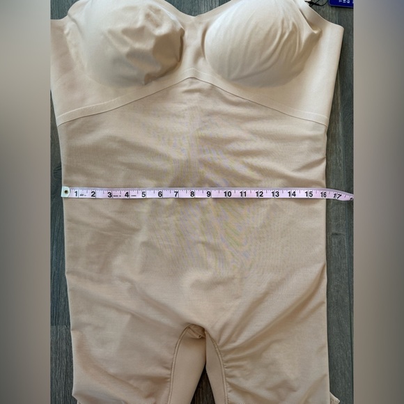 NWT HoneyLove Bodysuit Shapewear Nude/Beige Size 3X - Picture 3 of 10